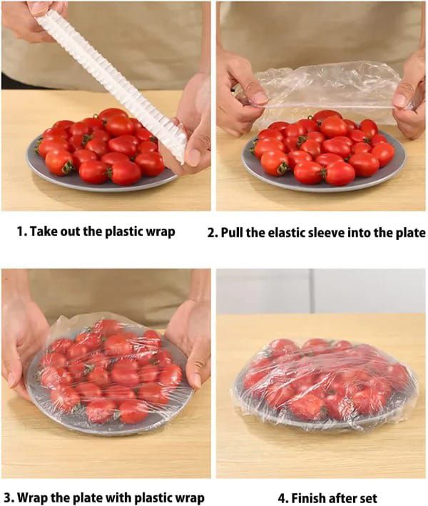 Disposable Food Cover Bags – 100 Pcs