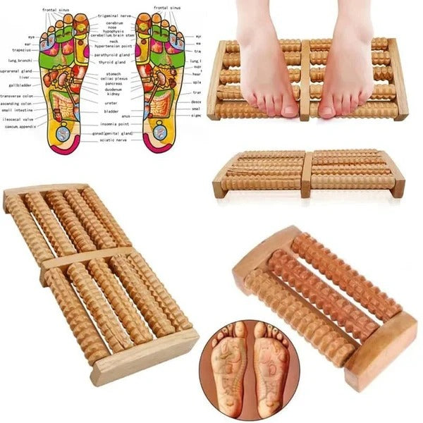 Wooden Roller Foot Massager – Relaxation at Your Feet
