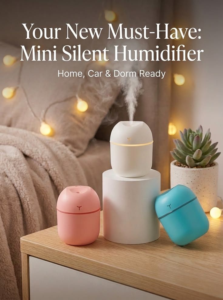 Mini USB Aroma Diffuser & Silent Humidifier